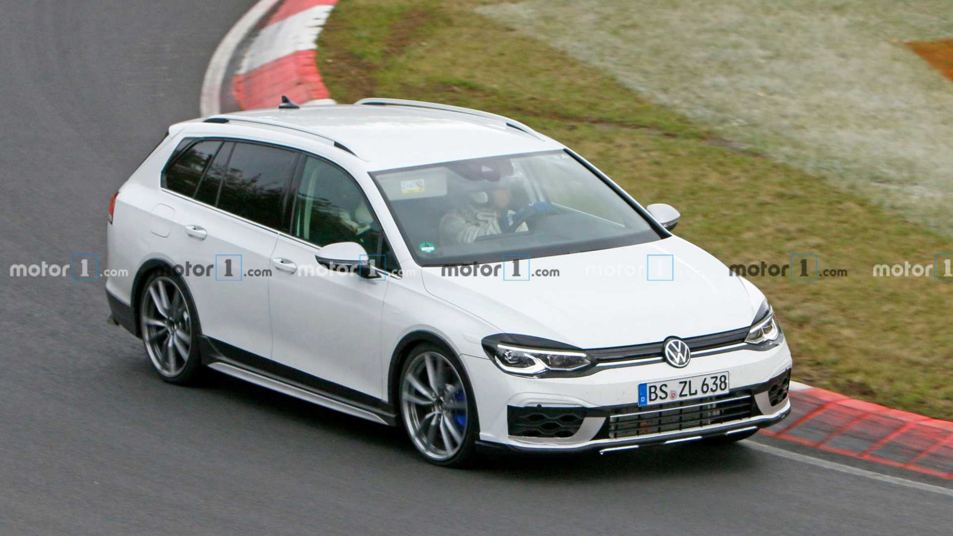 13 VW Golf R estate spied at the Nurburgring looking a bit weird - 2024 Vw Golf Sportwagen