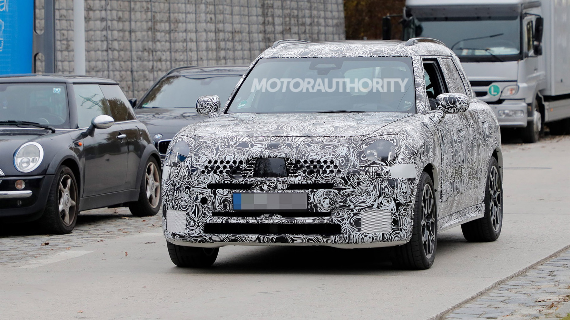 15 Mini Countryman spy shots: ICE and battery-electric power on  - 2024 Spy Shots Mini Countryman