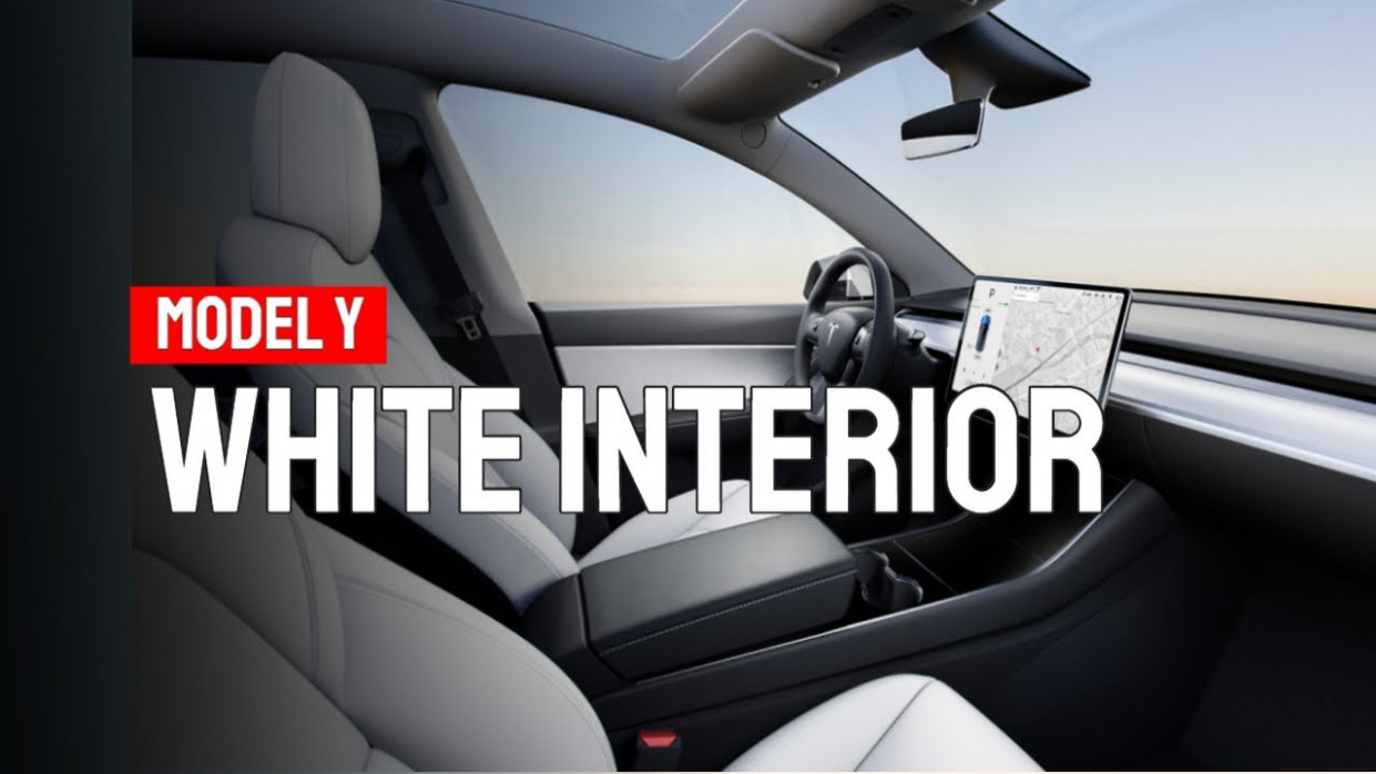 Tesla Model Y - WHITE INTERIOR (First Look!) - tesla model y white interior Tesla Model Y - WHITE INTERIOR (First Look!) - tesla model y white interior